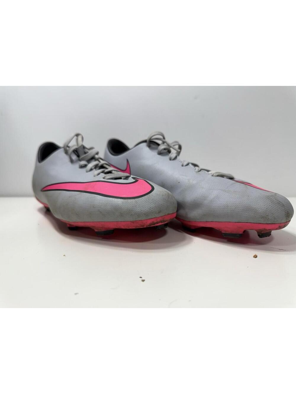 Nike Mercurial Soccer Cleats Victory V FG Pink Low Top 651632-060 5.5Y